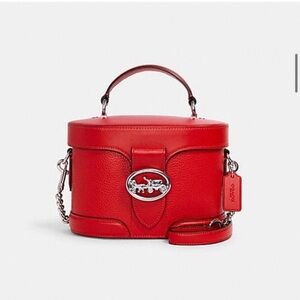 Coach Red Georgie Gem Crossbody bag